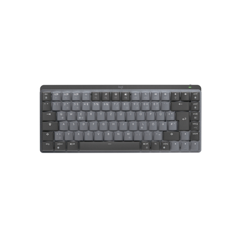 Logitech Mx Mechanical Mini Keyboard Wireless Bolt Graphite - 920-010771