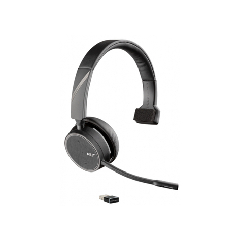 Poly Bt Headset Voyager 4210 Uc Mon. Usb-A (Inkl. Laddningsstation) - 212740-01