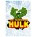 Vägg Tatuering - Hulk Comic Classic - Storlek 50 X 70 Cm