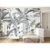 Non-Woven Wallpaper - Croissances Monochrome - Size 400 X 280 Cm